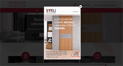 Desktop Screenshot of interierserviscb.cz